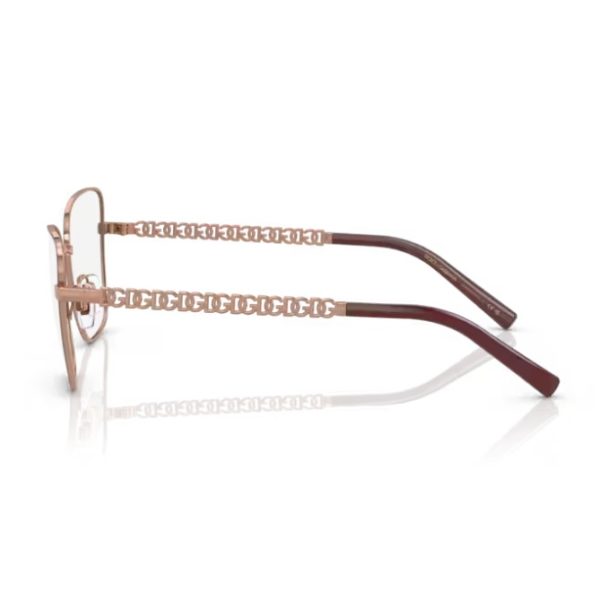 Dolce & Gabbana DG1346 1333 - Pink gold, matte bordeaux