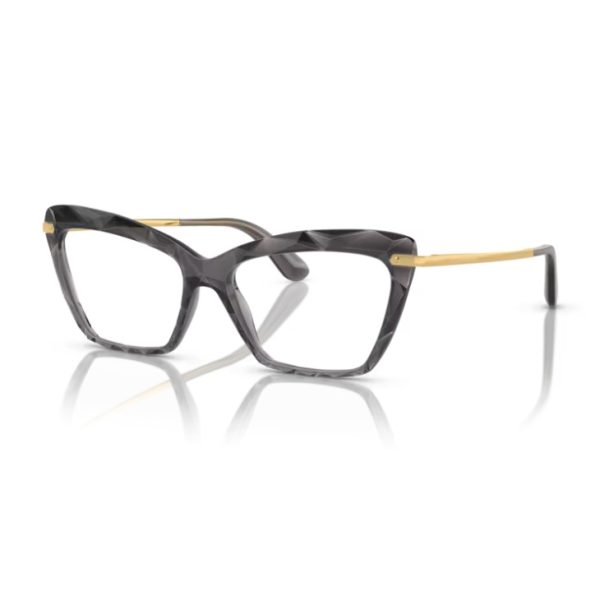 Dolce & Gabbana DG5025 504 - Gri transparent - Marimea 53