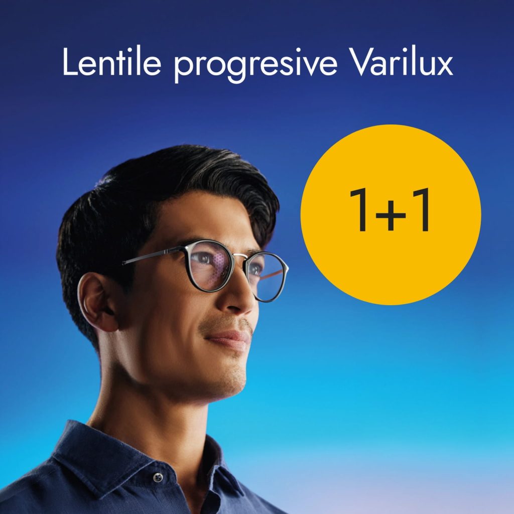 Oferta Lentile progresive Essilor Varilux 1+1 la Iris Optic