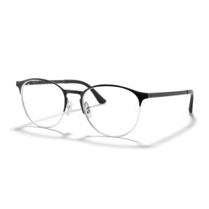 Ray Ban RX6375 2861 - Negru pe argintiu - Marimea 53