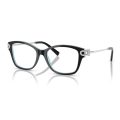 Tiffany & Co. TF2266 8055 - Negru pe albastru tiffany - Marimea 53