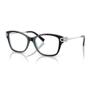 Tiffany & Co. TF2266 8055 - Negru pe albastru tiffany - Marimea 53