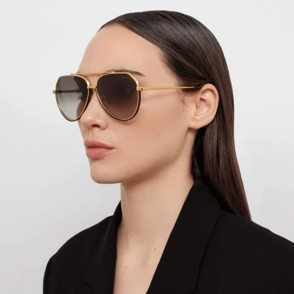 Linda Farraw LFL1472C1SUN- Marimea 61.4 Ochelari de soare - Linda Farraw LFL1472C1SUN- Marimea 61