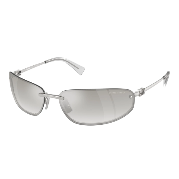 Miu Miu MU A50S 1BC8H1 Silver-1 Miu Miu MU A50S 1BC8H1 Silver