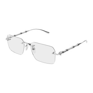 Gucci GG2154O 001 Argintiu - Ochelari de Vedere Bărbați