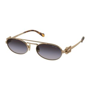 Miu Miu MU 54ZS 7OE5D1 Auriu - Ochelari de Soare Femei